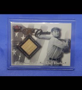 2001 Fleer Ultra Tony Lazzeri Bat Relic Card