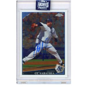 2020 Topps Archives C.C. Sabathia Autograph Card