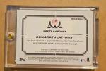 2013 Topps Museum Brett Gardner Jersey Relic Card