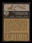 1973 Topps Goose Gossage Rookie Card #174