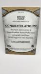 2020 Topps Tier 1 David Cone Autograph /299
