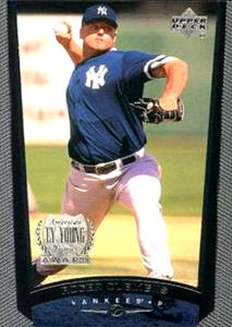1999 Upper Deck Roger Clemens Yankees Card
