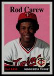 2019 Topps Archives Rod Carew Minnesota Twins Card