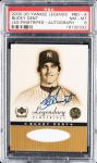 2000 Yankee Legends Bucky Dent Auto Card