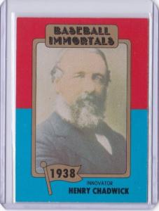 1980 SSPC Baseball Immortals Henry Chadwick #16