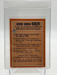 1985 Topps George Sisler All-Time Record Holder Card