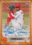 2022 Topps Chrome Hunter Greene Gold Wave Auto