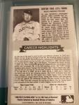 1972 Kellogg's Baseball Greats Cy Young PSA 10
