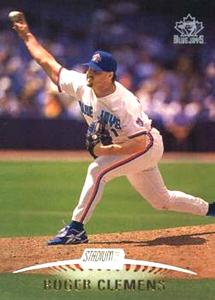 1999 Stadium Club Roger Clemens Blue Jays Card