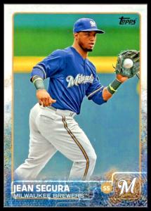 2015 Topps Jean Segura Milwaukee Brewers Card