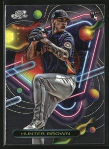 2023 Topps Cosmic Chrome Hunter Brown Rookie Card