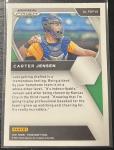 2021 Panini Prizm Draft Picks Carter Jensen Card