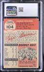 1953 Topps Yogi Berra #104 Baseball Card