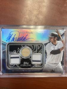 Jorge Posada Topps Sterling Autographed Card /10