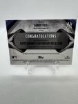 2022 Topps Gerrit Cole Club Threads Relic /25