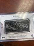 Jorge Posada Topps Sterling Autographed Card /10
