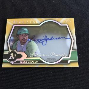 2021 Topps Five Star Reggie Jackson Gold Auto #2/5