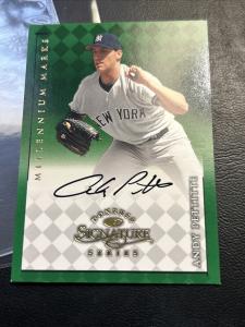 Andy Pettitte Yankees Autographed 1998 Donruss Card