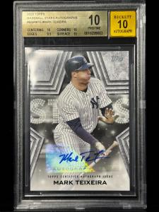 Mark Teixeira 2023 Topps Auto Yankees BGS 10