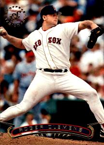1996 Stadium Club Roger Clemens Boston Red Sox Card