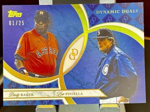 2024 Topps Dusty Baker Lou Piniella Duals Card