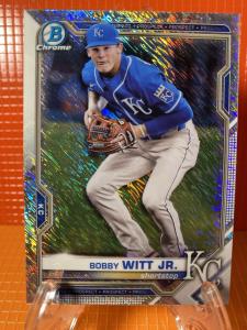 Bobby Witt Jr. 2021 Bowman Chrome Shimmer Refractor
