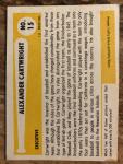 1980 Topps #15 Alexander Cartwright Baseball Card