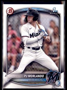 2025 Bowman Prospect PJ Morlando Miami Marlins Lot