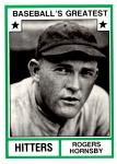 1982 TCMA Rogers Hornsby St. Louis Cardinals Card