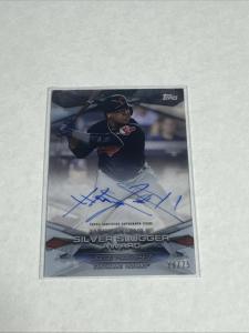 2018 Topps Jose Ramirez Double Auto Error 19/75