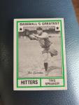 Tris Speaker 1982 TCMA Baseball’s Greatest Hitters Card