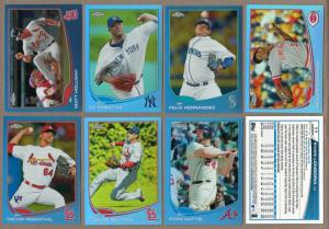 2013 Topps Chrome Blue Refractor Rookie Card #/199