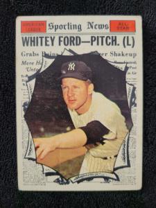 1961 Topps Whitey Ford #586 Yankees All Star