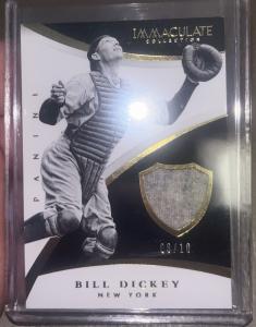 Bill Dickey 2015 Immaculate Collection Relic #/10 Yankees