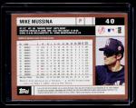2002 Topps Opening Day Mike Mussina Card