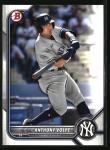 2022 Bowman Draft Anthony Volpe #BD-68 Yankees Card