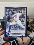Tyler Anderson 2022 Topps Update Royal Blue Card
