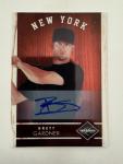 2011 Panini Limited Brett Gardner Autograph #23 Yankees