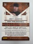 2011 Panini Limited Brett Gardner Autograph #23 Yankees