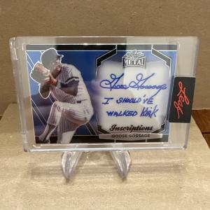 2025 Leaf Metal Goose Gossage Auto /100 Card