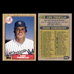 Lou Piniella 1987 Topps Yankees Baseball Card Lot