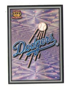1996 Pacific Prism Team Logo - Dodgers Card