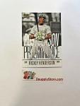 2018 Topps Update Rickey Henderson Postseason Card