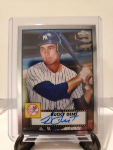 2021 Topps Chrome Bucky Dent Autograph Card