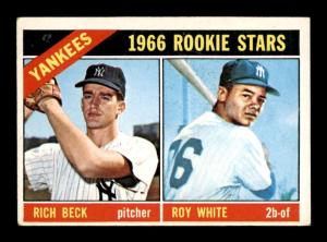 1966 Topps Roy White/Rich Beck Rookie Card