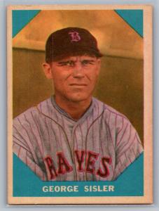 1960 Fleer George Sisler Baseball Card #13