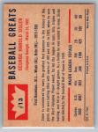 1960 Fleer George Sisler Baseball Card #13