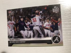 2021 Topps Atlanta Braves World Series Champions Card