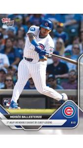 2025 Topps Now MLB #703 Moises Ballesteros Chicago Cubs RC PRESALE