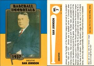 1980-87 SSPC Baseball Hall of Fame Cards